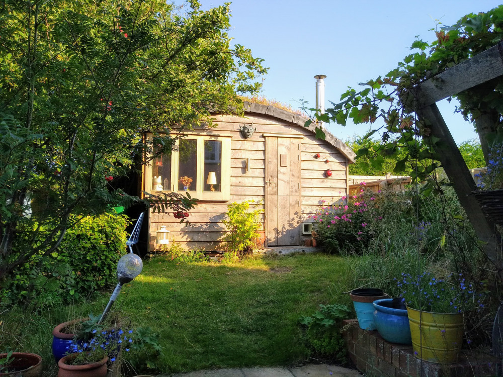 The completed shed