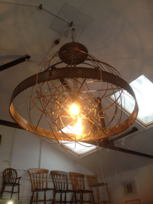 Cutting edge chandelier