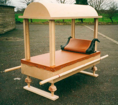 Sedan bed made for film set